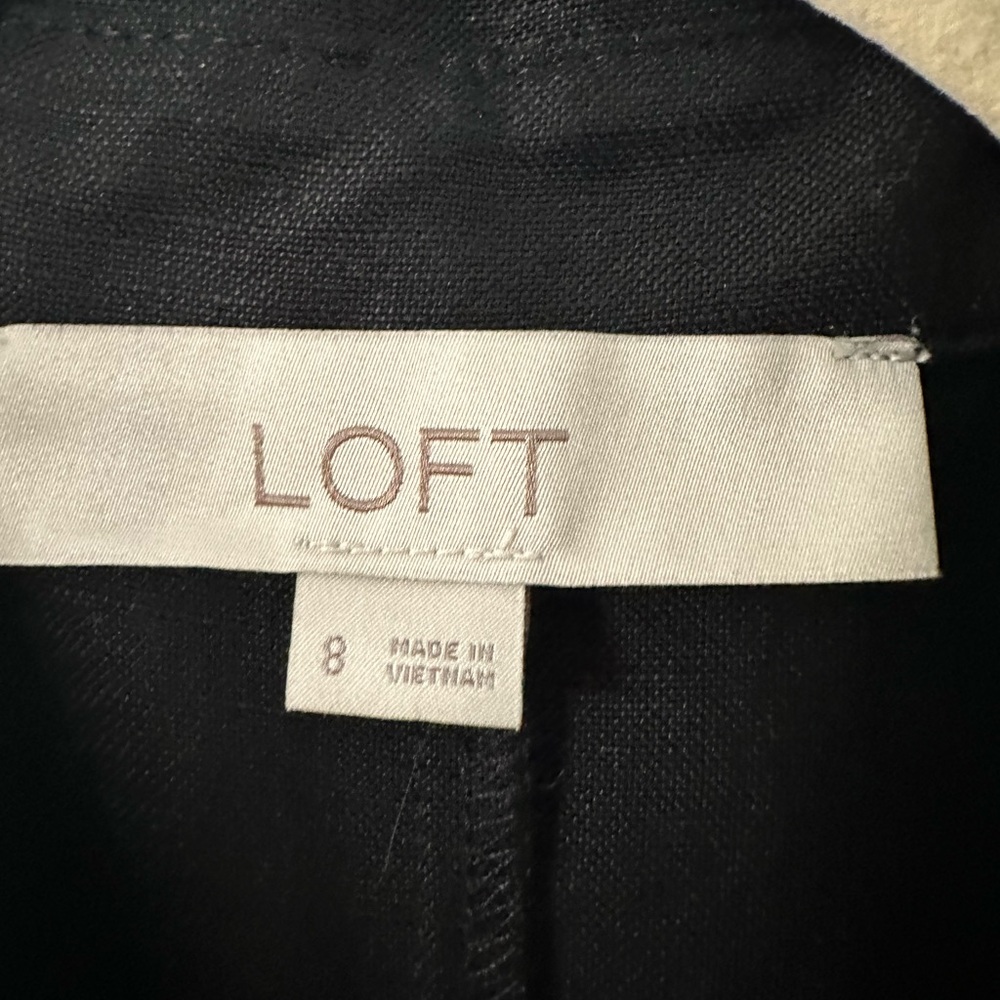 LOFT Black Button-Down Jumpsuit - image 4